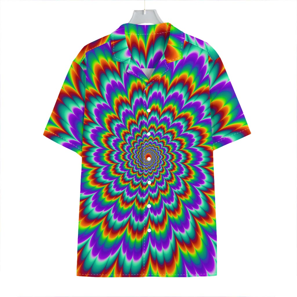 Psychedelic Expansion Optical Illusion Hawaiian Shirt