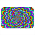 Psychedelic Expansion Optical Illusion Indoor Door Mat