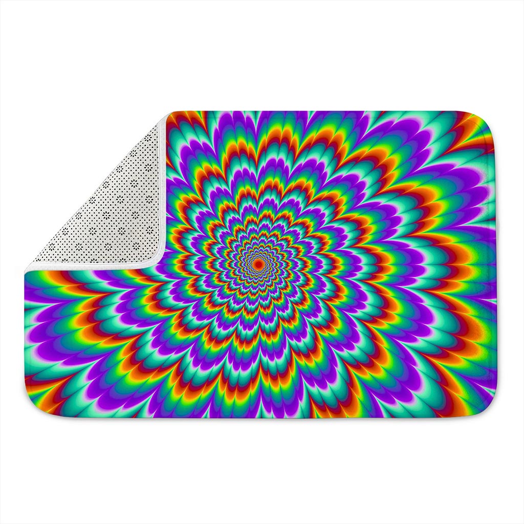 Psychedelic Expansion Optical Illusion Indoor Door Mat