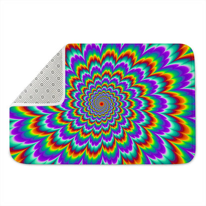 Psychedelic Expansion Optical Illusion Indoor Door Mat