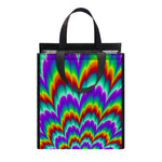 Psychedelic Expansion Optical Illusion Insulated Lunch Tote