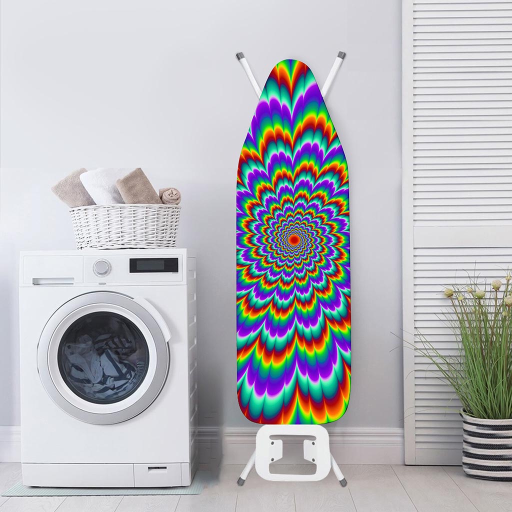 Psychedelic Expansion Optical Illusion Ironing Board Cover