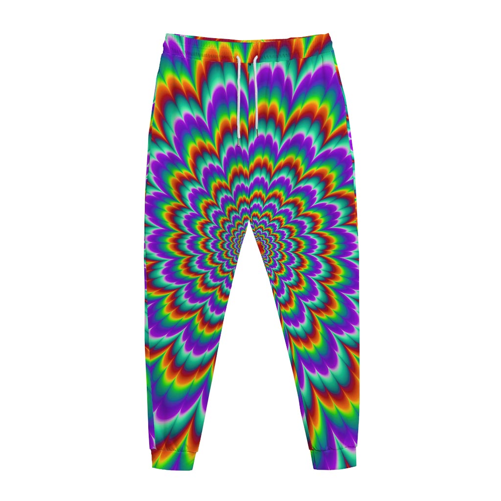 Psychedelic Expansion Optical Illusion Jogger Pants