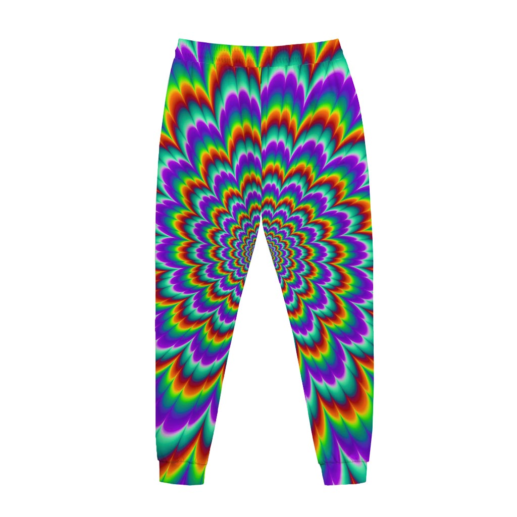 Psychedelic Expansion Optical Illusion Jogger Pants