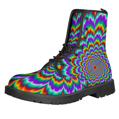 Psychedelic Expansion Optical Illusion Backpack