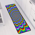 Psychedelic Expansion Optical Illusion Long Kitchen Mat