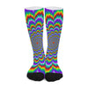 Psychedelic Expansion Optical Illusion Long Socks