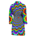 Psychedelic Expansion Optical Illusion Men's Bathrobe