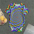 Psychedelic Expansion Optical Illusion Men's Bodysuit