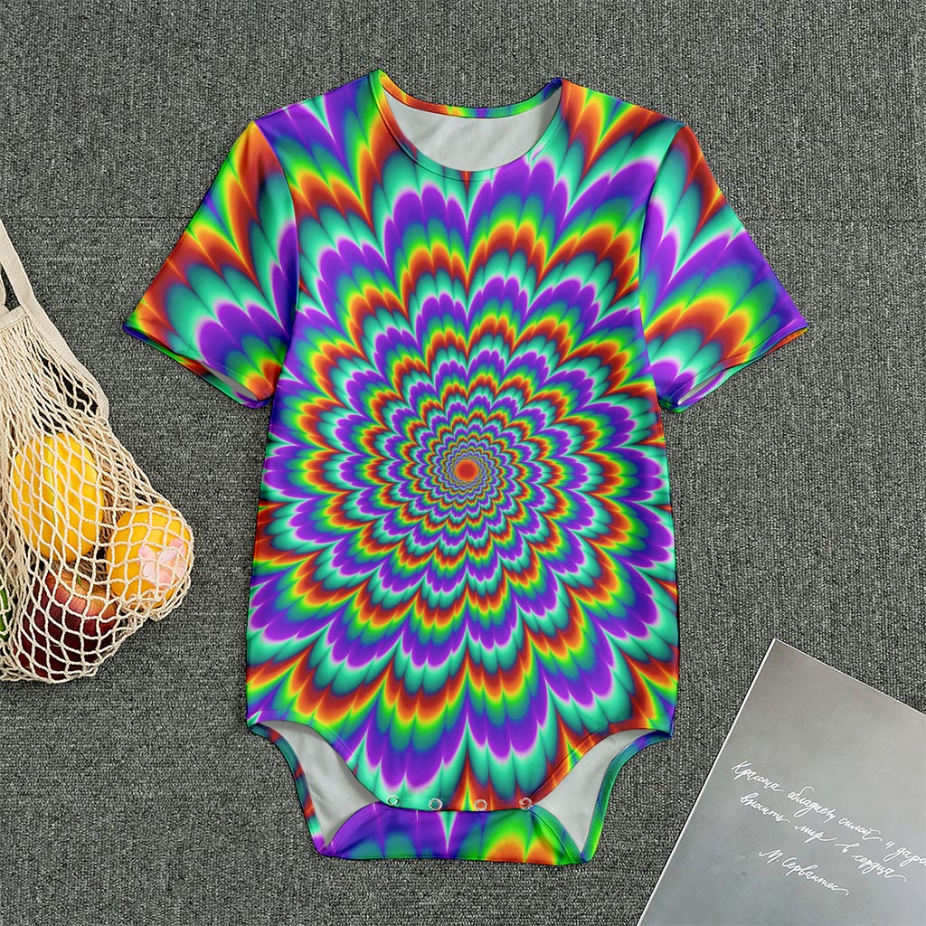 Psychedelic Expansion Optical Illusion Men's Bodysuit