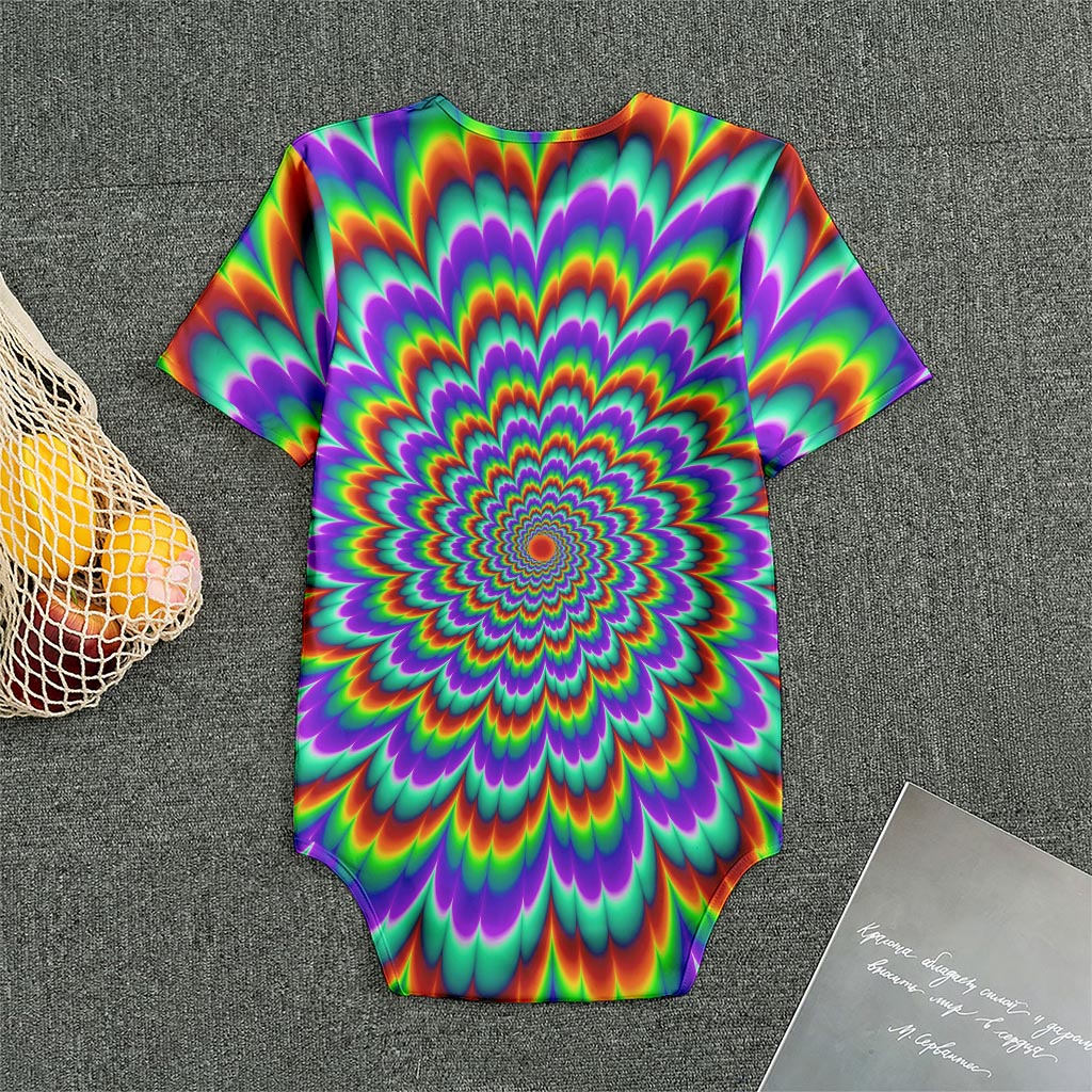 Psychedelic Expansion Optical Illusion Men's Bodysuit
