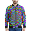 Psychedelic Expansion Optical Illusion Men's Bomber Jacket
