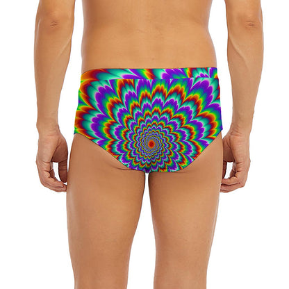 Psychedelic Expansion Optical Illusion Men's Briefs