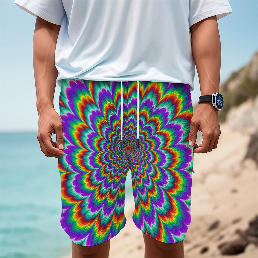 Psychedelic Expansion Optical Illusion Men's Cargo Shorts