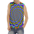 Psychedelic Expansion Optical Illusion Men's Fitness Tank Top