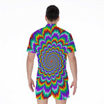 Psychedelic Expansion Optical Illusion Men's Rompers