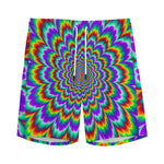 Psychedelic Expansion Optical Illusion Men's Sports Shorts