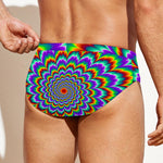 Psychedelic Expansion Optical Illusion Men's Swim Briefs