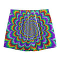 Psychedelic Expansion Optical Illusion Mesh Shorts