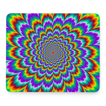 Psychedelic Expansion Optical Illusion Mouse Pad