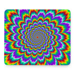 Psychedelic Expansion Optical Illusion Mouse Pad