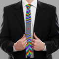 Psychedelic Expansion Optical Illusion Necktie