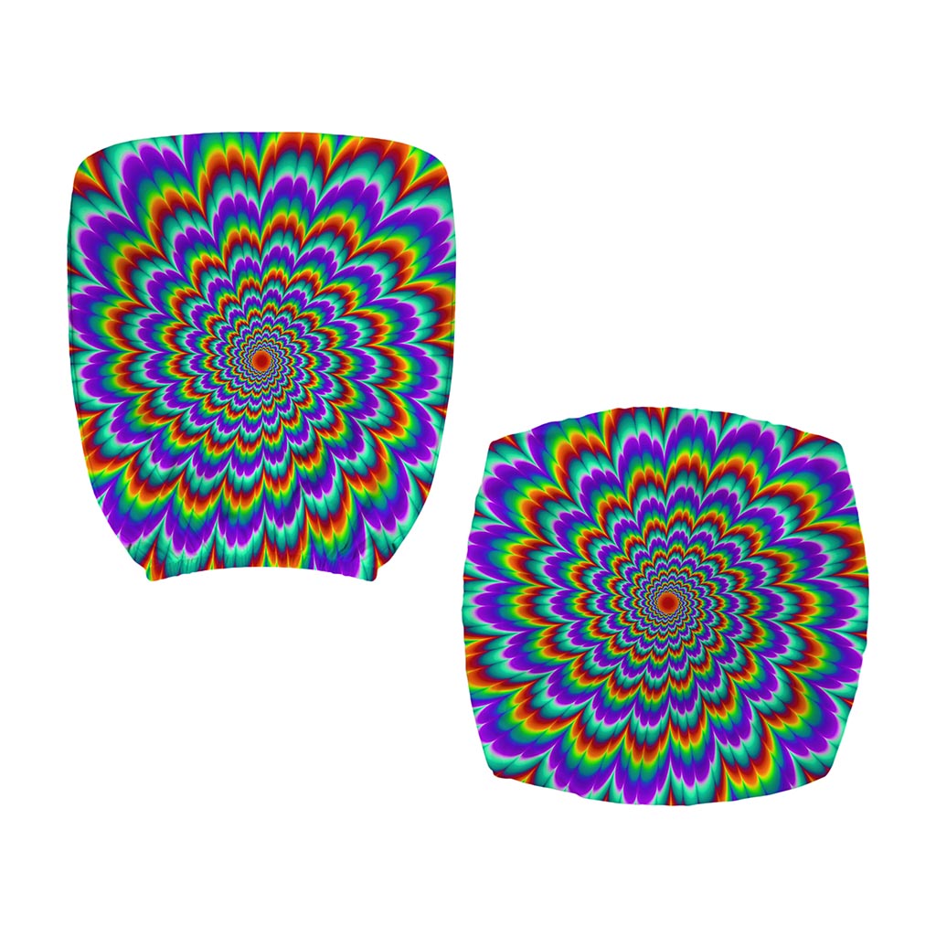 Psychedelic Expansion Optical Illusion Office Chair Cover