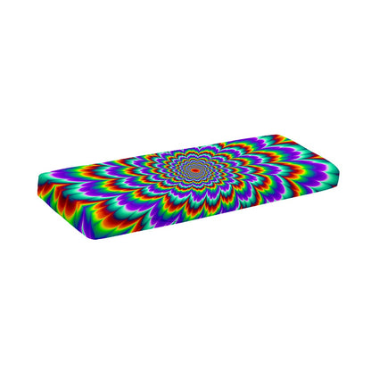 Psychedelic Expansion Optical Illusion Piano Keyboard Cover