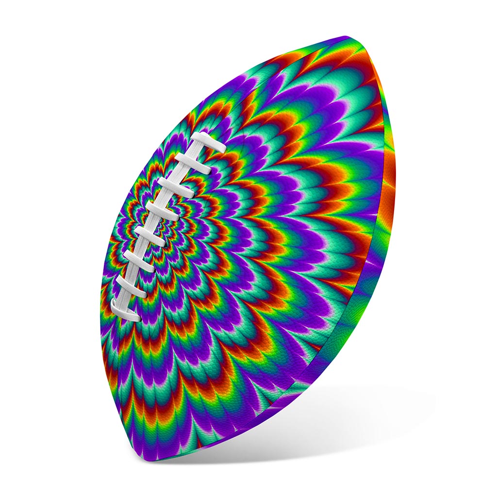 Psychedelic Expansion Optical Illusion Rugby Ball