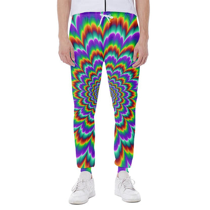 Psychedelic Expansion Optical Illusion Scuba Joggers