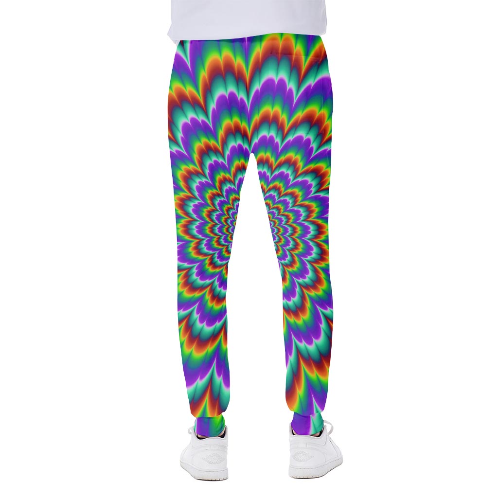 Psychedelic Expansion Optical Illusion Scuba Joggers