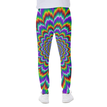 Psychedelic Expansion Optical Illusion Scuba Joggers