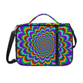 Psychedelic Expansion Optical Illusion Shoulder Strap Bible Bag