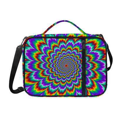 Psychedelic Expansion Optical Illusion Shoulder Strap Bible Bag