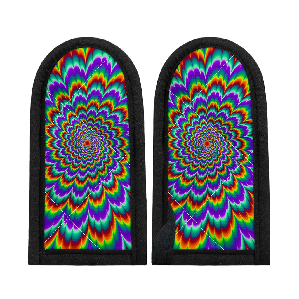Psychedelic Expansion Optical Illusion Skillet Handle Cover