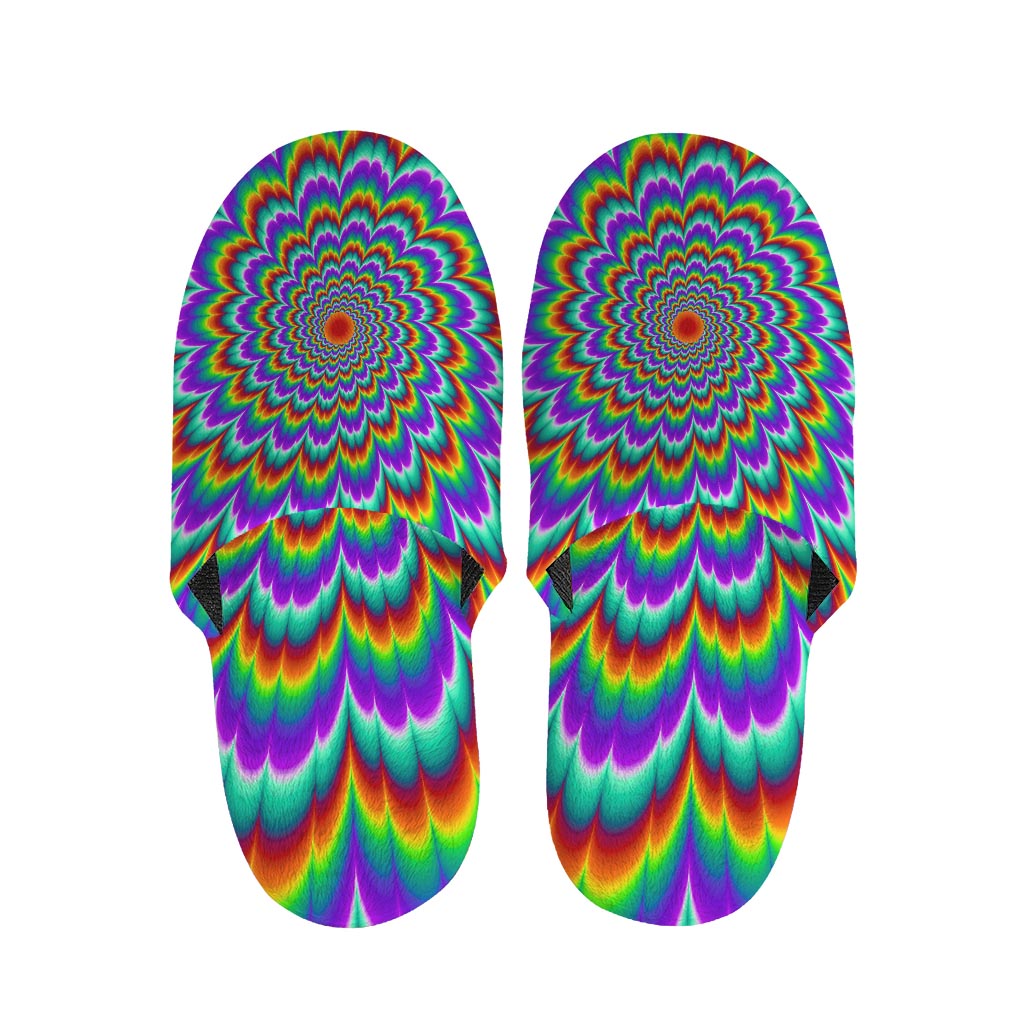 Psychedelic Expansion Optical Illusion Slippers