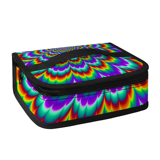 Psychedelic Expansion Optical Illusion Small Lunch Bag