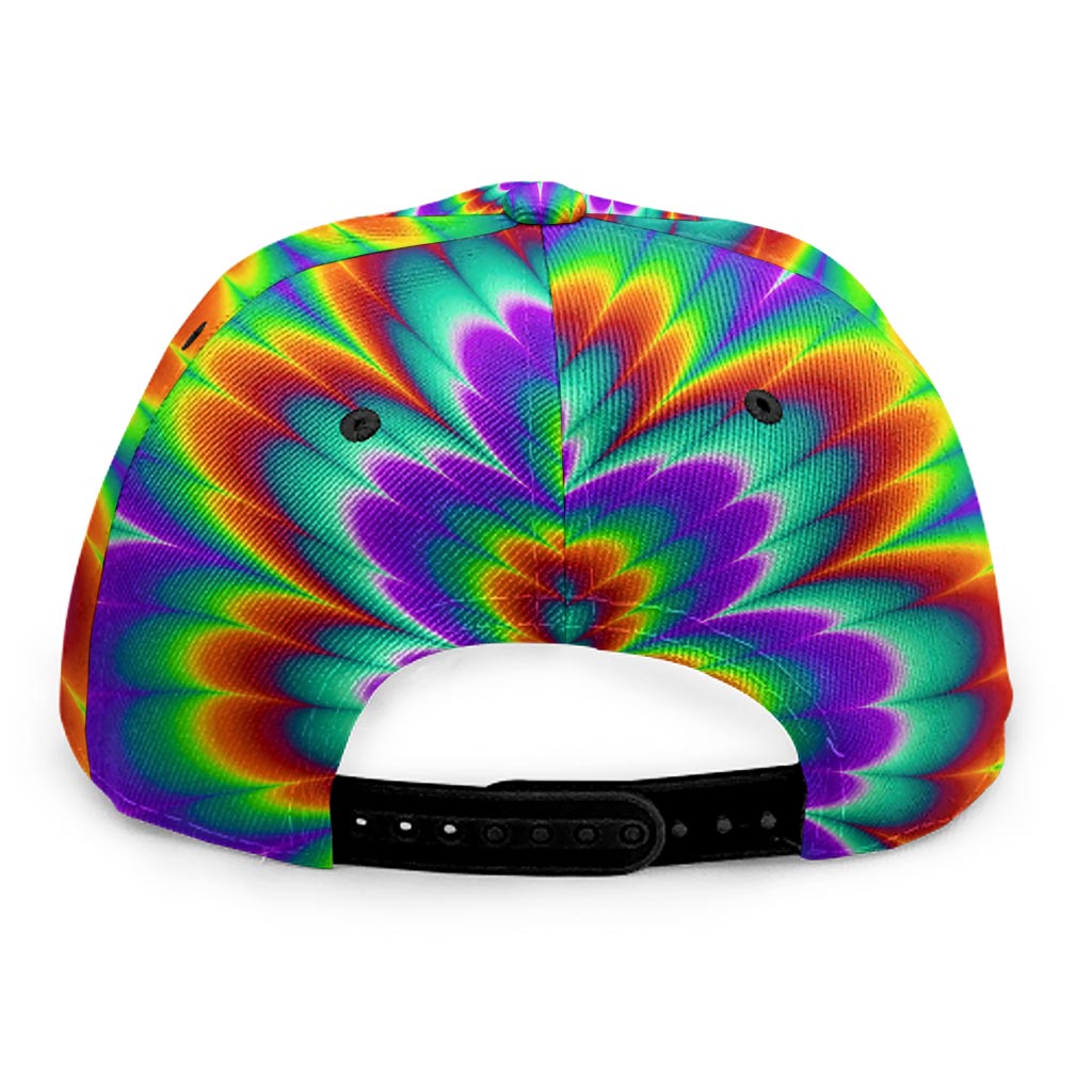Psychedelic Expansion Optical Illusion Snapback Cap