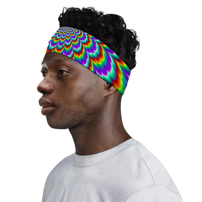 Psychedelic Expansion Optical Illusion Sports Headband