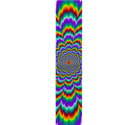 Psychedelic Expansion Optical Illusion Table Runner