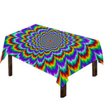 Psychedelic Expansion Optical Illusion Tablecloth