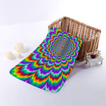 Psychedelic Expansion Optical Illusion Towel