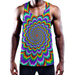 Psychedelic Expansion Optical Illusion Training Tank Top