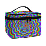 Psychedelic Expansion Optical Illusion Travel Makeup Bag