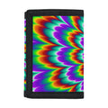 Psychedelic Expansion Optical Illusion Trifold Wallet