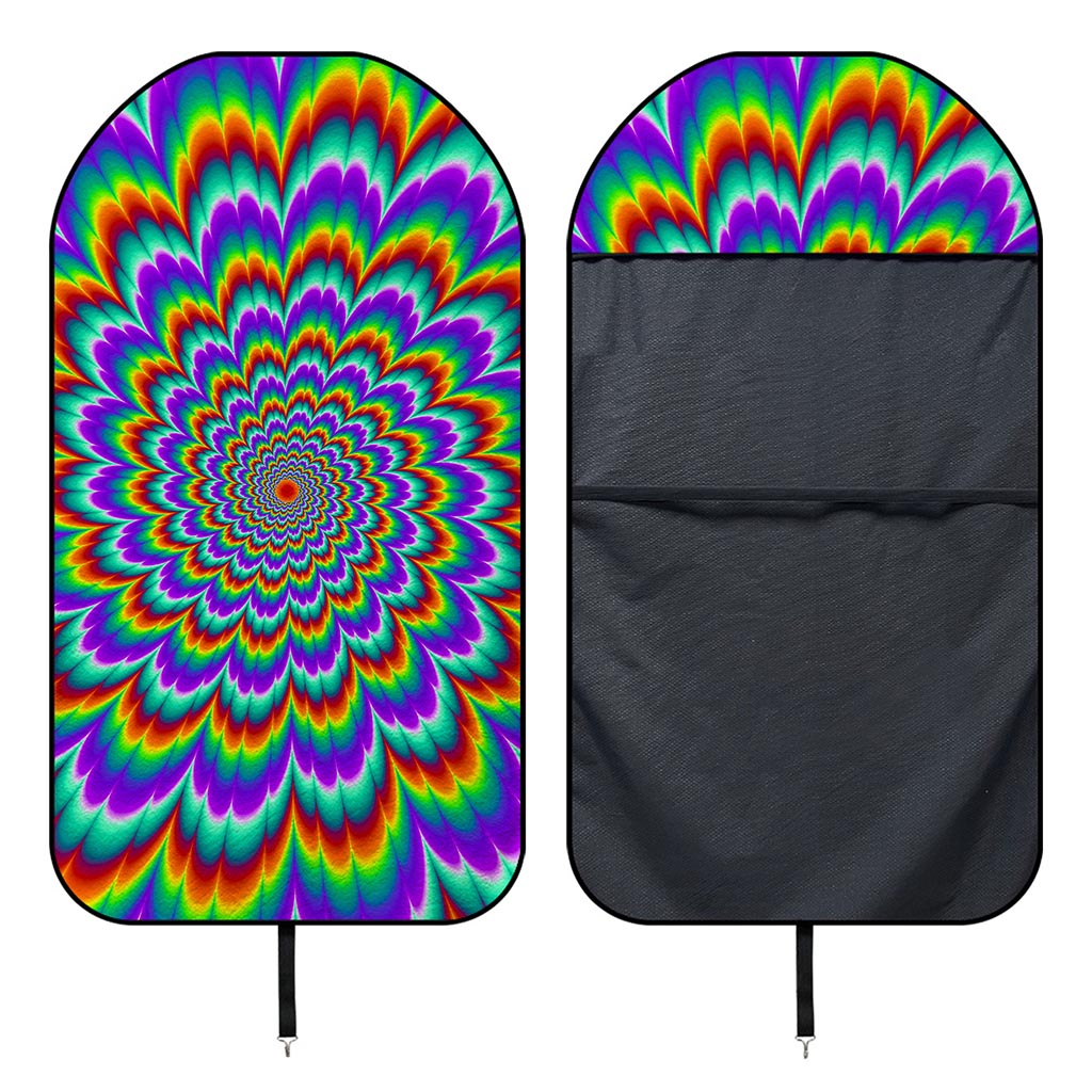 Psychedelic Expansion Optical Illusion Waterproof Car Seat Cover