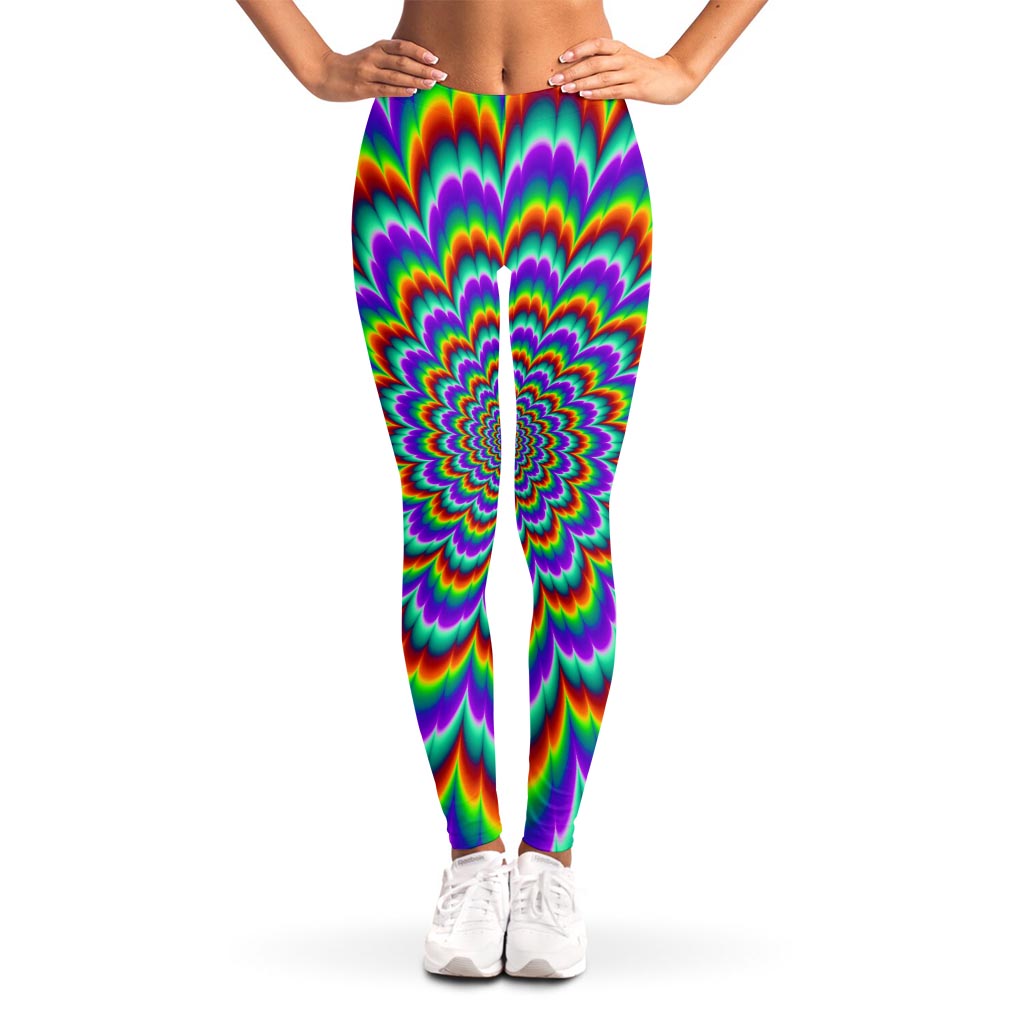 Psychedelic Expansion Optical Illusion Women's Leggings