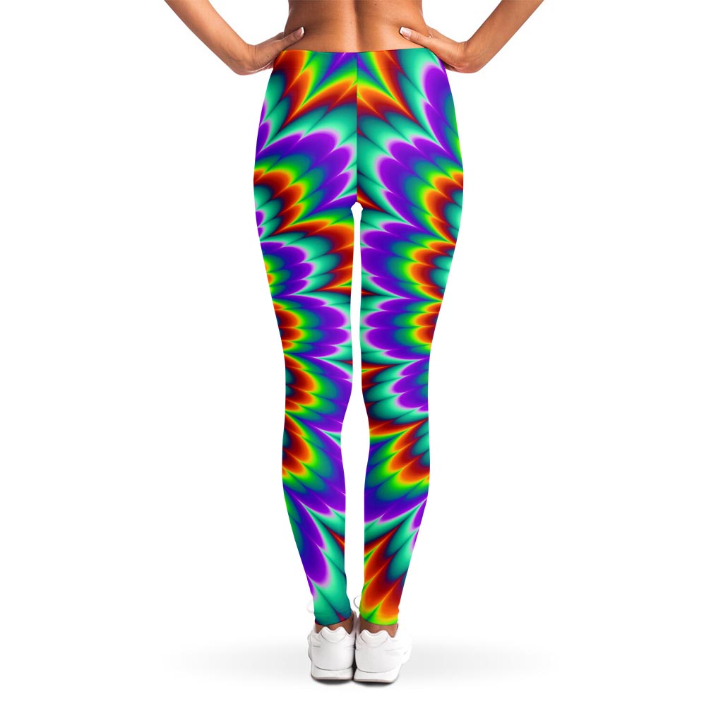 Psychedelic Expansion Optical Illusion Women's Leggings