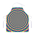Psychedelic Explosion Optical Illusion Adjustable Apron