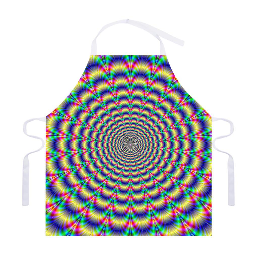 Psychedelic Explosion Optical Illusion Adjustable Apron